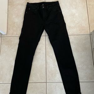 Jet Black ASOS Super Skinny Jeans Size 30